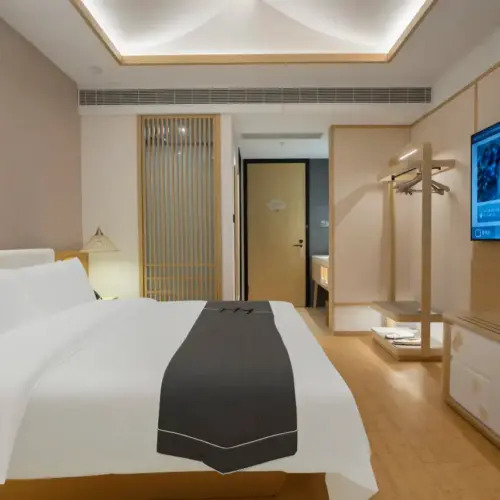 Yonglan Superior Double Bed Room (65-Inch Screen Projection Tv + Smart Home + Laifen Hair Dryer)